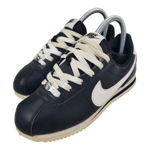 NIKE Shoes CORTEZ BASIC SL GS Youth Size 4.5Y Black White Sneaker 904764-001